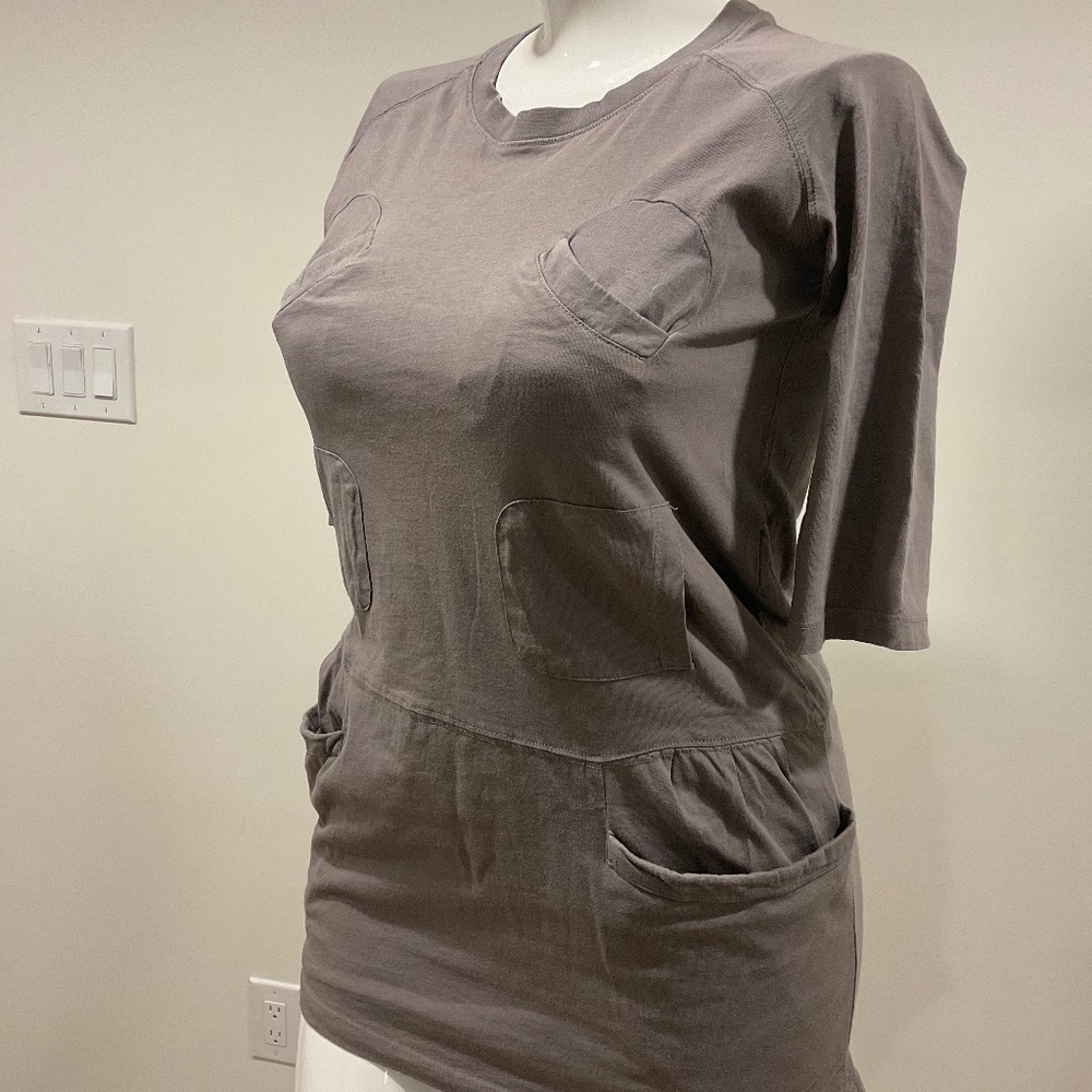 Chloe Gray Tunic Top